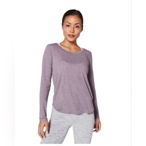 Lululemon Wild Twist Long Sleeve Top NWT Size 12 Open Back Soft Lightweight Yoga